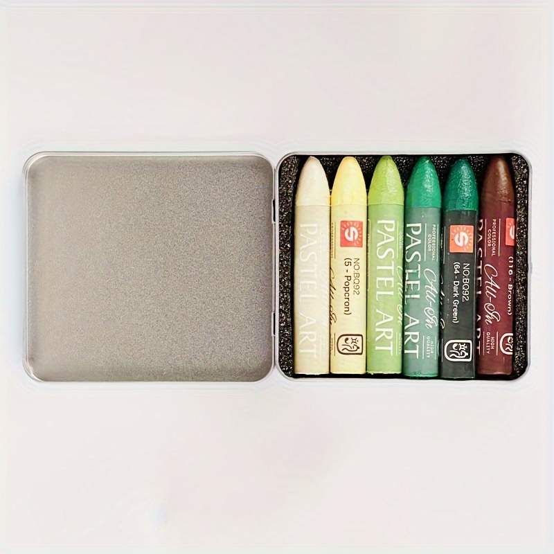 

Ultra- Pastels - Series, 6 Vibrant Colors Artist Crayons With Packaging