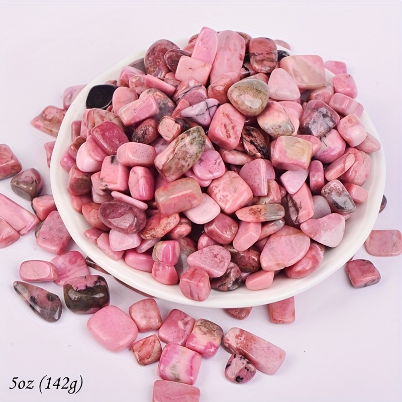 Image of Rhodanite Gravel Crushed Stone Chips For Aquariums&terrariums Decor, Making, Festival Gift