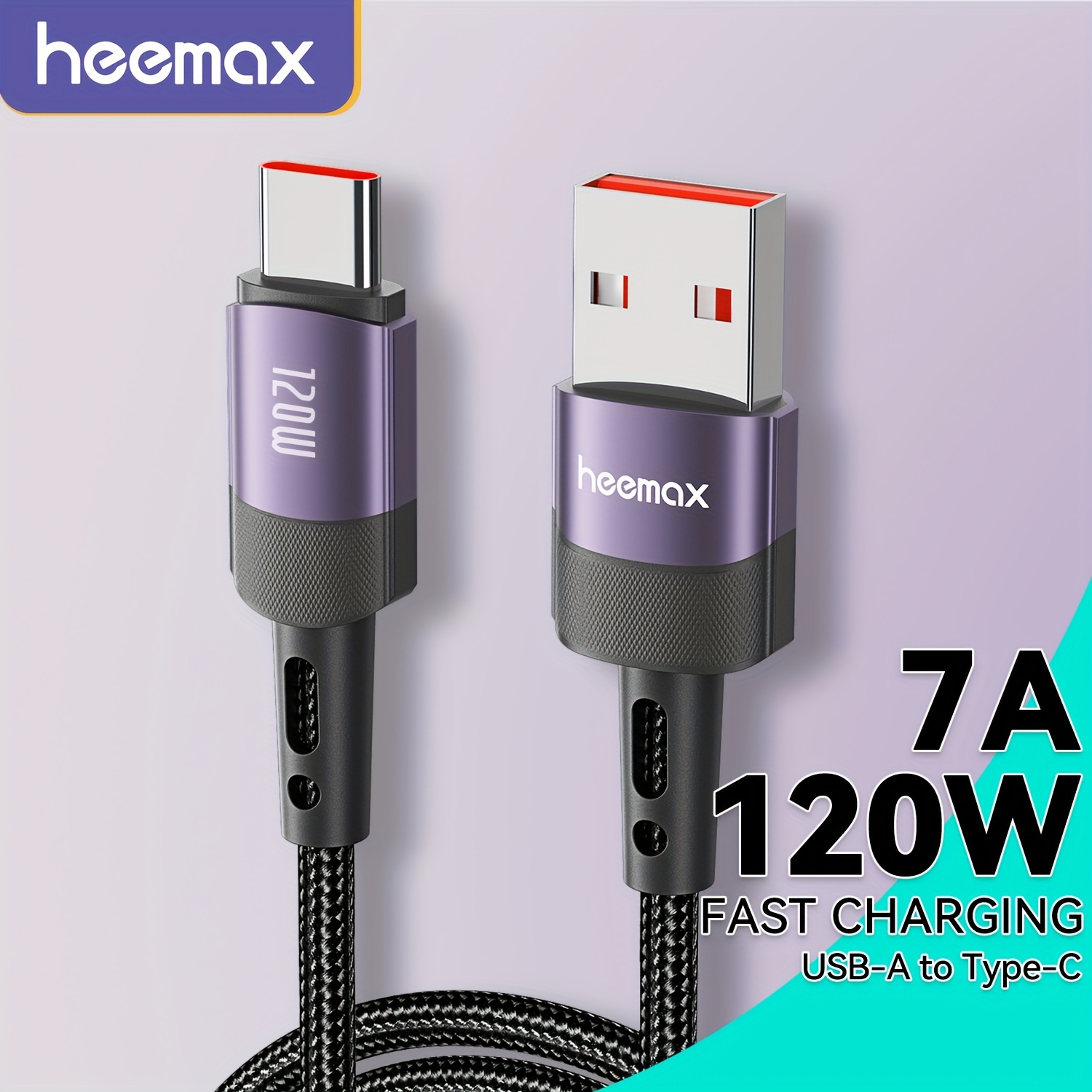 

7a 120w Usb To Type C Cable Super Fast Charging For Samsung S24 23 Ultra S22 S21 Max Fast Charging 120w For Realme Oneplus Usb Type C Charging Cord Data Cable Quick Charging For Xiaomi