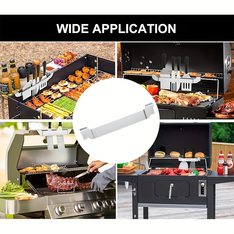 Grill Pan Spatula Rack, Stainless Steel Grill Tool Rack, Grill Additions And Other Flat Top Grills, Griddle Spatula Holder