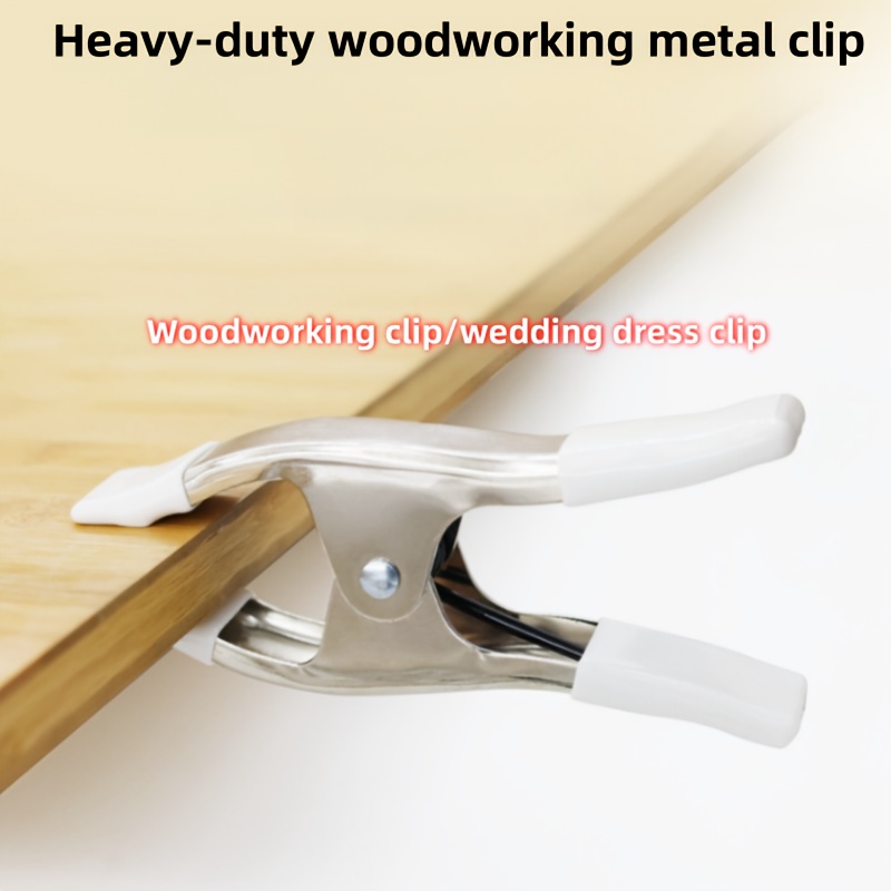 

6-inch Heavy-duty Metal Woodworking A-frame Clamp Outdoor Tent Spring Clamp Quick Fixing Fixture Wedding Dress Trailing Clamp Household Fixing Clamp Woodworking Fixing Clamp Spring Clamp