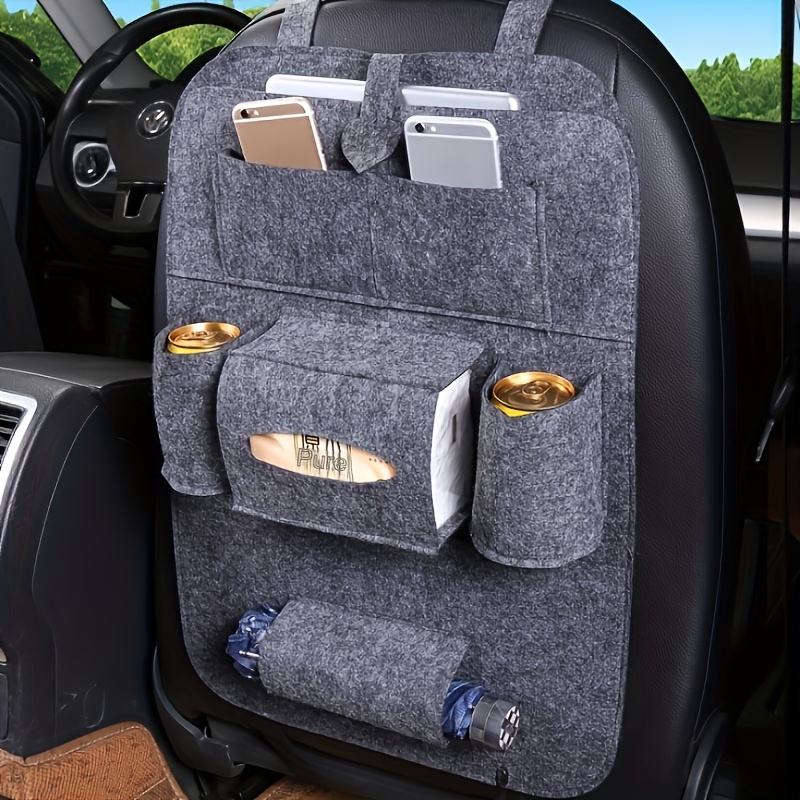 car seat back storage hanging bag multi functional car interior organizer with   for convenient placement and removal   storing items and goods ideal for vehicle organization 6