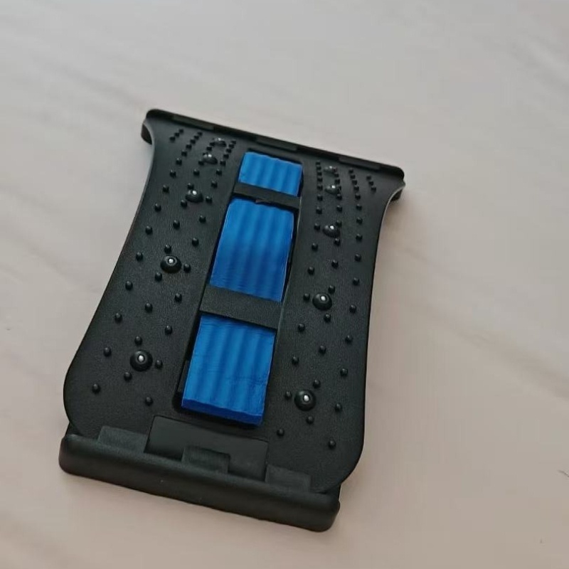 Relaxing Lumbar Stretcher, Back Cushion, Upper And Lower Back Stretching And Relaxing Lumbar Support Device, Spinal Board With 3 Adjustable Settings, For Chairs And Cars, With Massager
