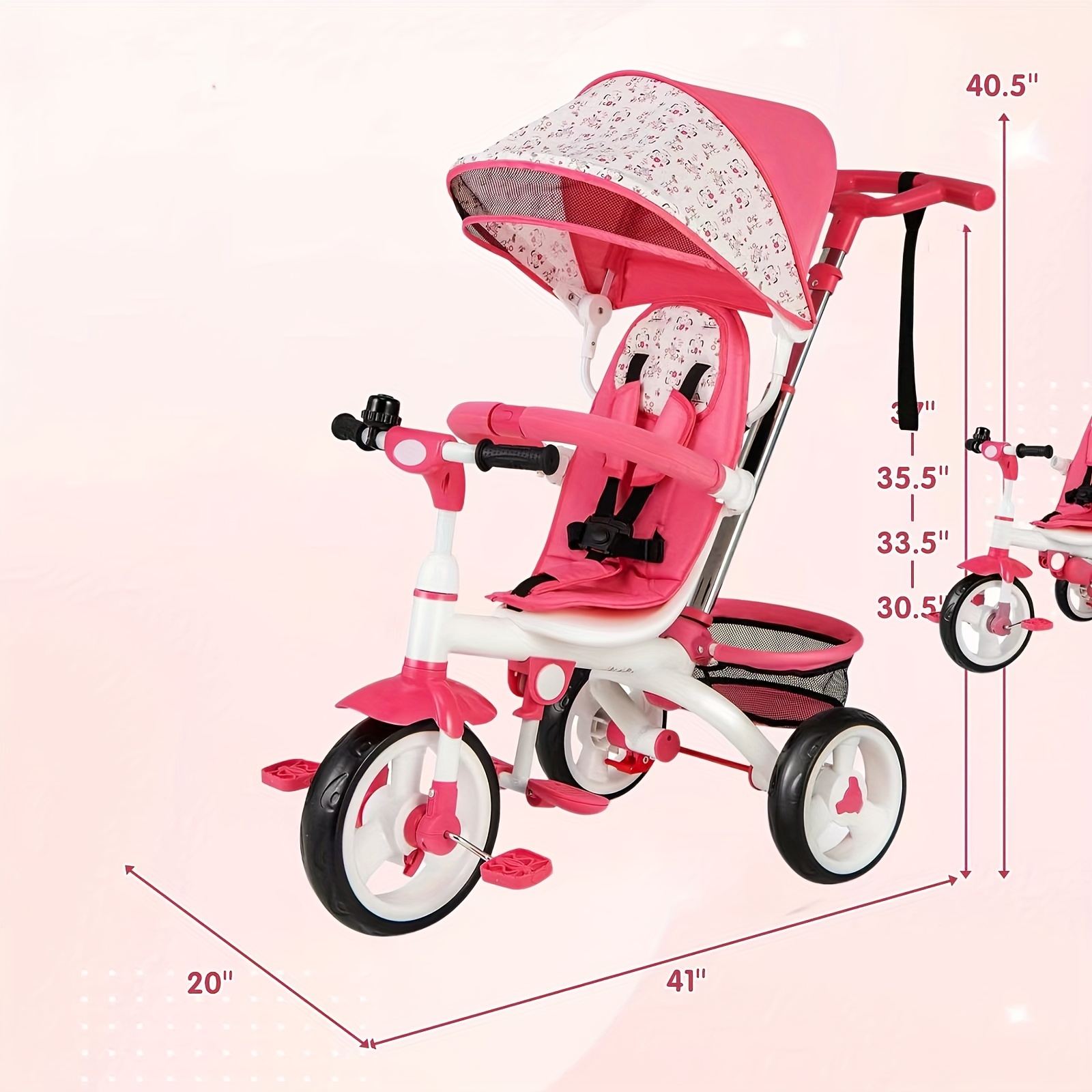 Push behind tricycle on sale