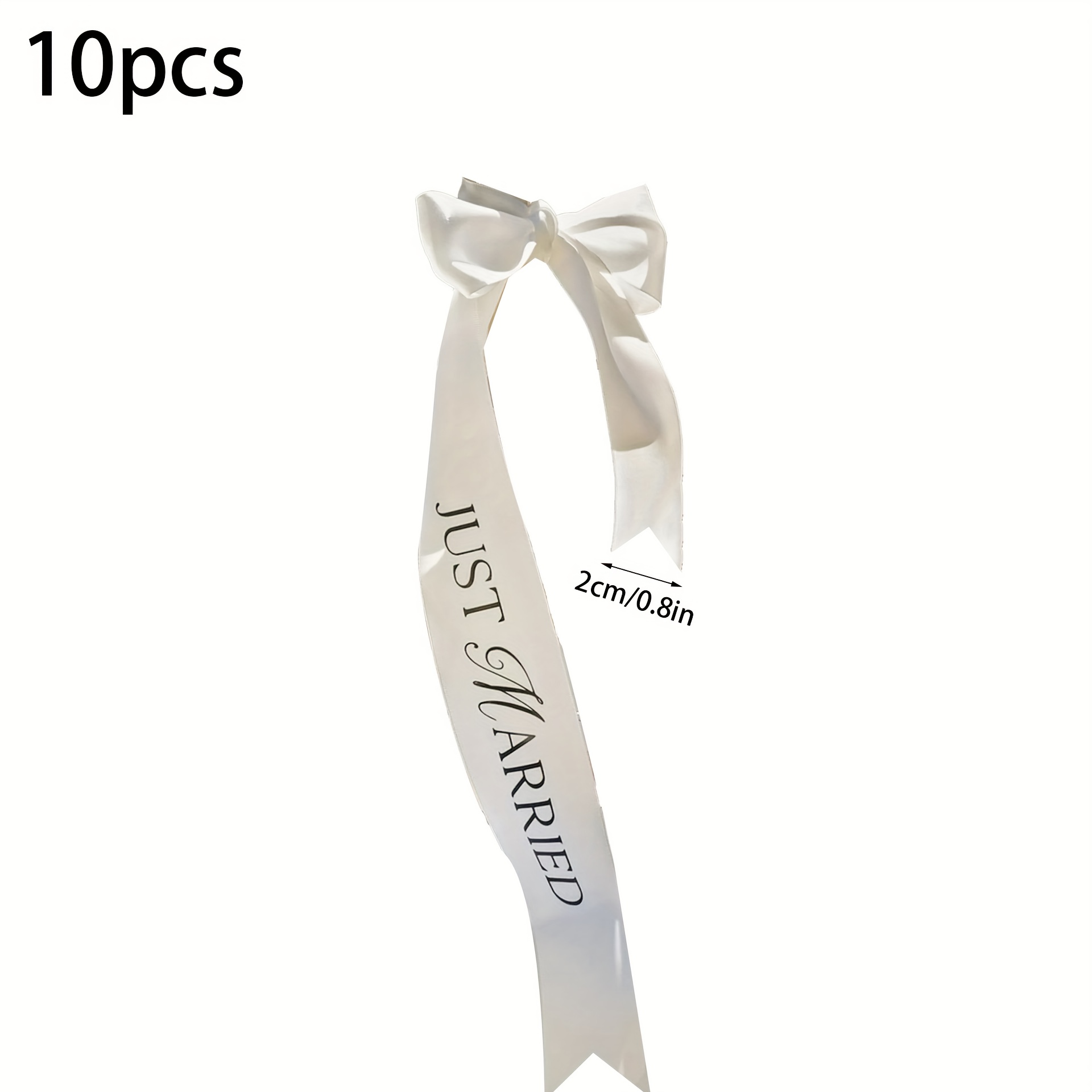 Image of 10pcs/set Newlywed Decoration Ribbons, Candlelight Dinner Decorations, Red Wine Decorations, Wine Glass Decorations, Parties, And Other Essential Items For Events. Christmas, Halloween