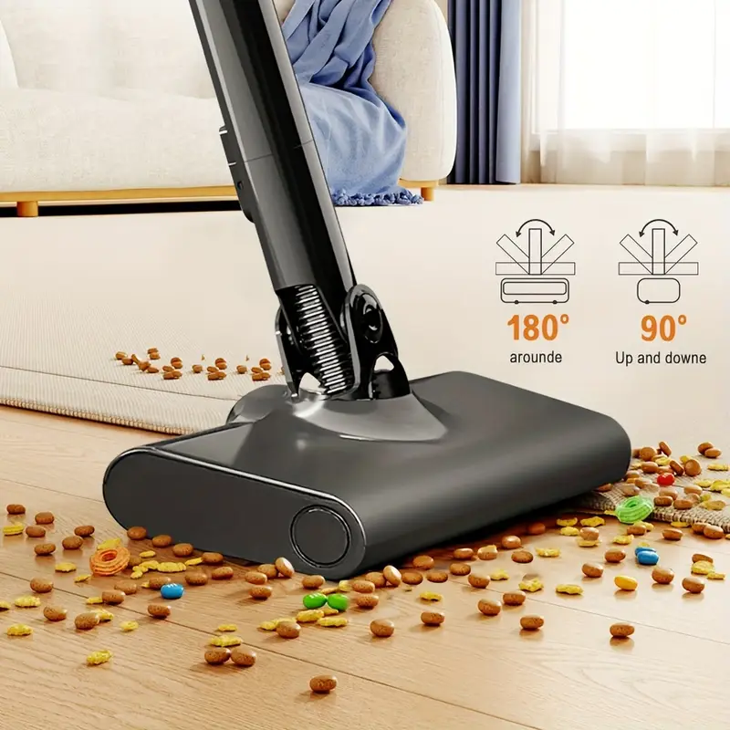 cordless vacuum cleaner super light suitable for home and car use with powerful suction of deep cleaning hard floors carpets and pet hair easy vacuuming details 6