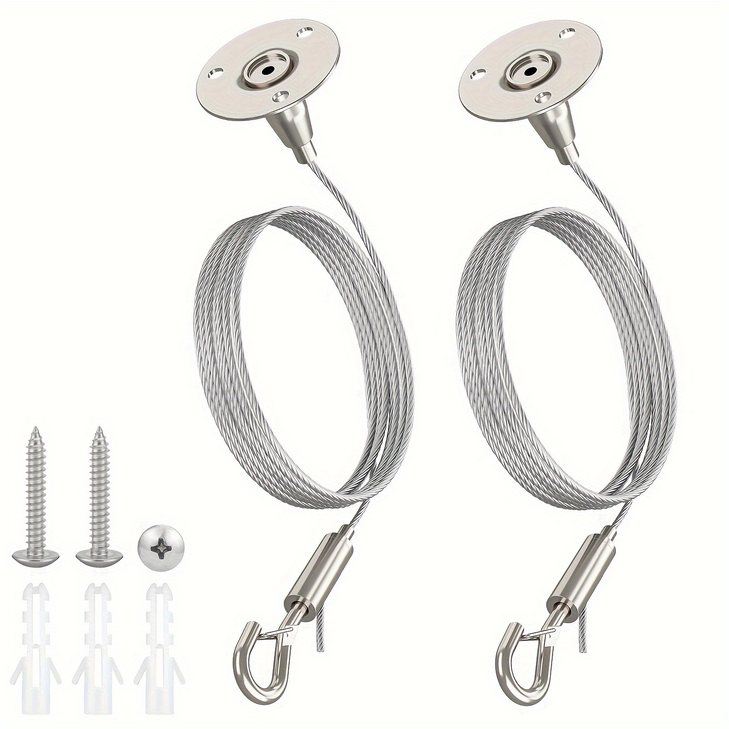 Kit De Suspension De Corde En Acier Inoxydable, Corde En Acier