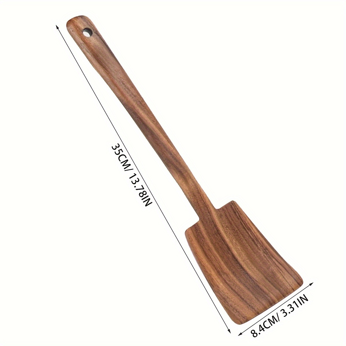 1pc Acacia Wood Spatula Non-Stick Pan Special Frying Wooden Spatula Household Kitchen Anti-Scalding High Temperature Resistant Solid Wood Thin Spatula