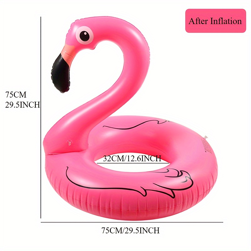 Inflatable best sale flamingo ring