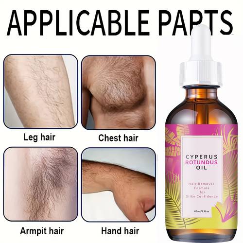 hair removal oil essence cool gentle and removes hair without leaving suitable for men and women for quick hair removal on underarms private areas legs and body