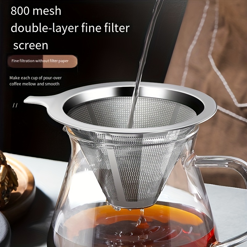 

Coffee Filter Coffee Filter Filter Cup Hand Brew Coffee Utensil Free Filter Paper Ultra-fine Encryption Coffee Funnel