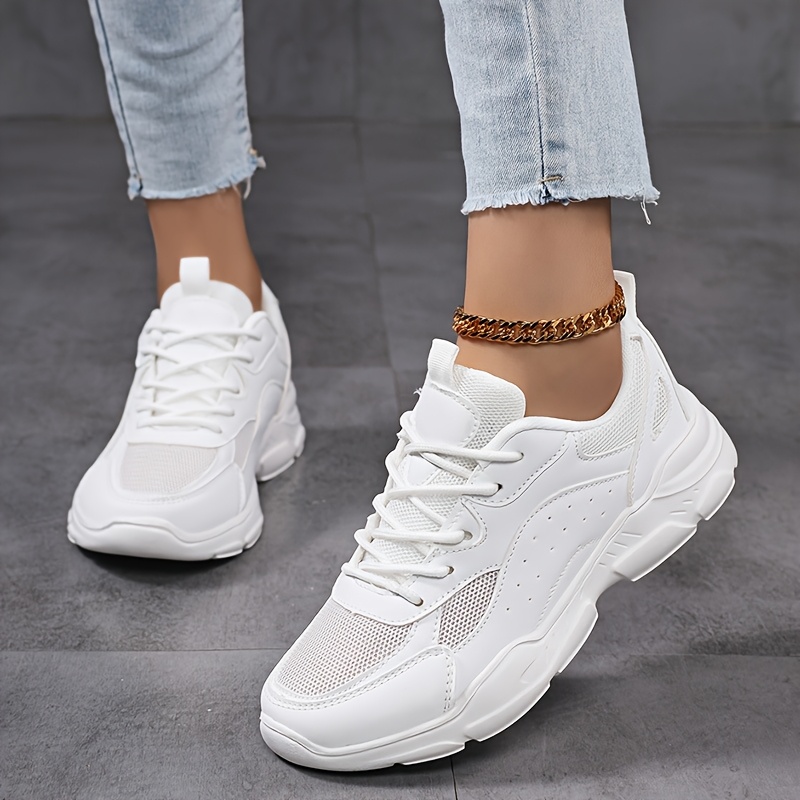 Breathable White Shoes *'S Trendy And Versatile Sports Shoes Casual Running  Shoes Wo*'S