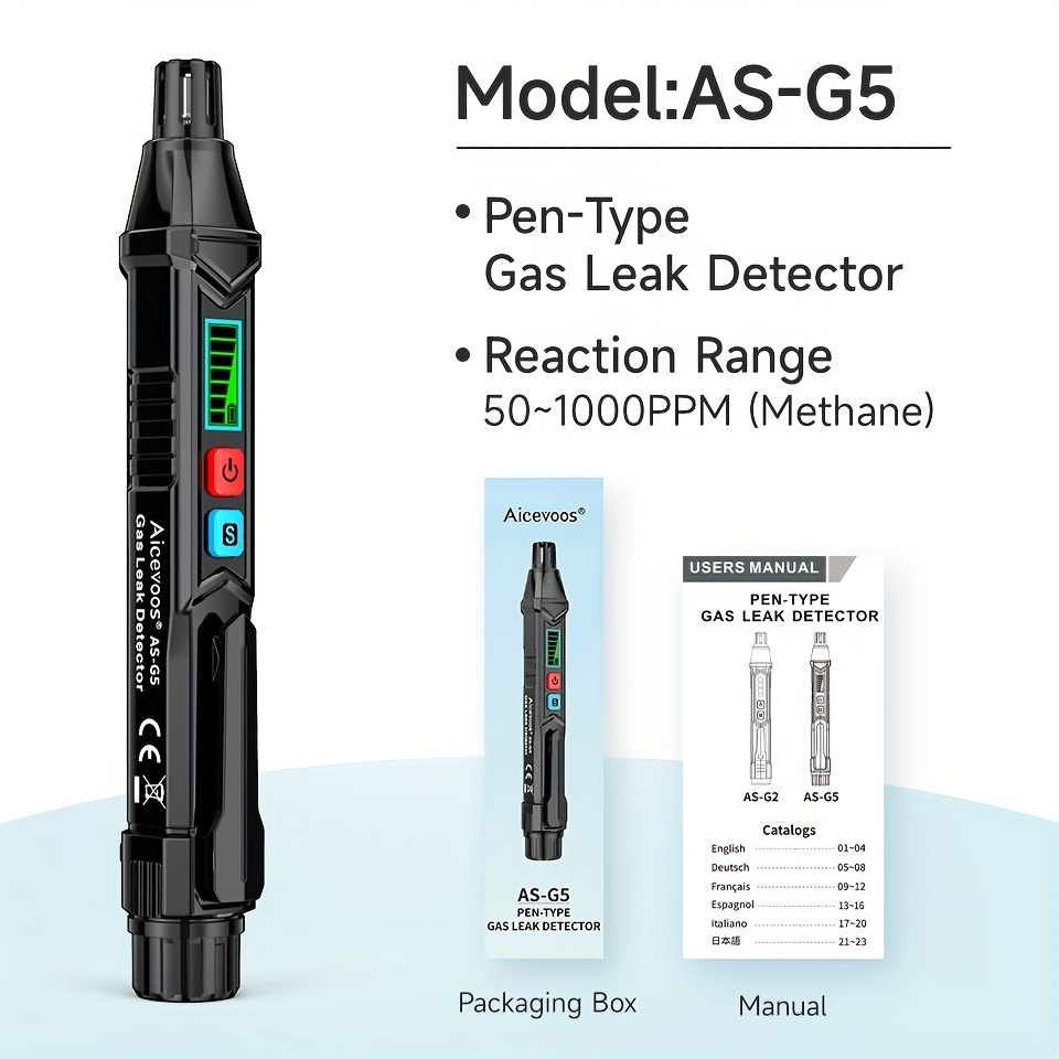 A Combustible Gas Leak Detector, A Sensitive Instrument For Testing Combustible And , Suitable For All Types Of