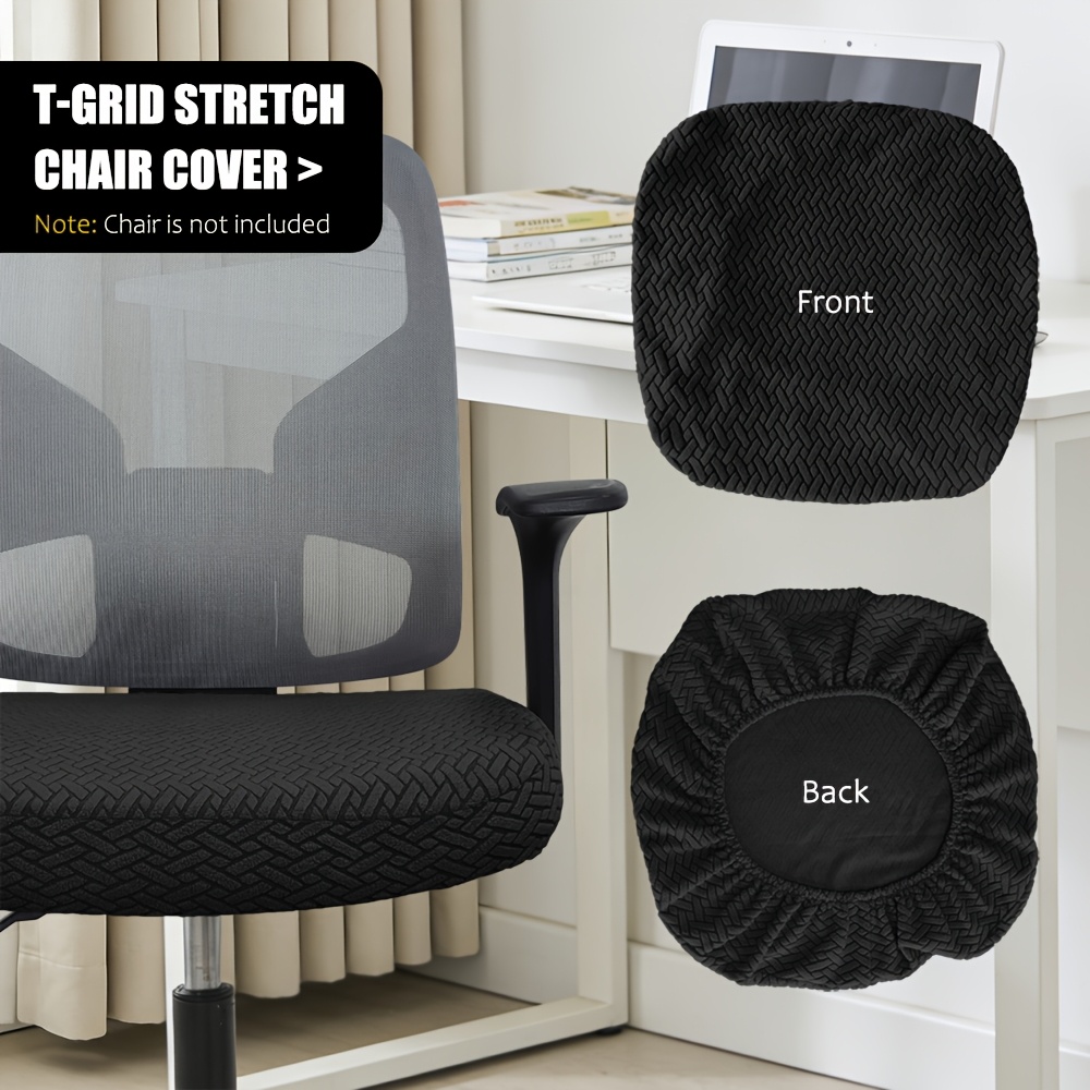 TEMU Housse extensible pour chaise et tabouret compatible avec les chaises de salle à manger et les chaises de bureau - Housses en tissu élastique,