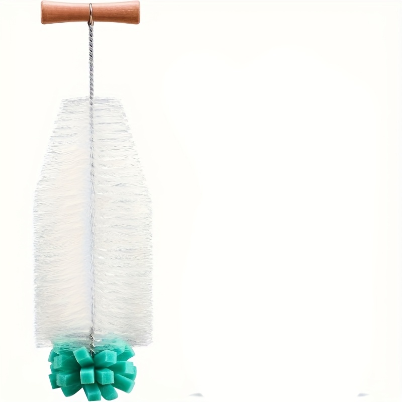 Image of Ergonomic Handle Brush - Suitable For Double-layer Bottles, Strong Cleaning Without Damaging The Body