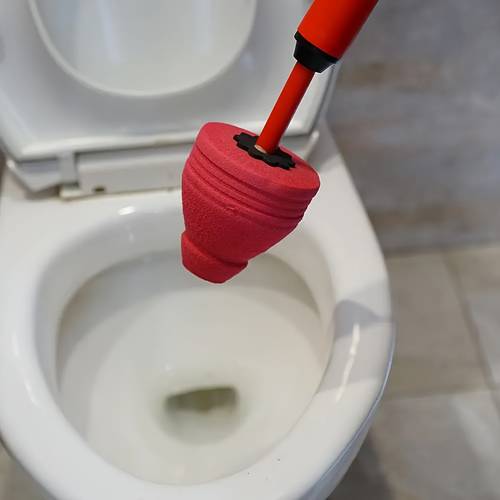 toilet plunger tool heavy duty for clogged toilets sinks showers with white bathroom unclogging device drainage maintenance ergonomic handle grip handle
