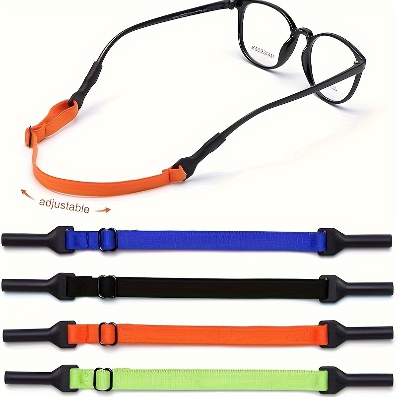 

4 Pack Glasses Strap-eyeglasses Holder Strap-eyeglass String Holder Chain Necklace Rope-sports Glasses Strap Cord Lanyard-adjustable Eyewear Retainer For Eyeglass Or Prescription Glass