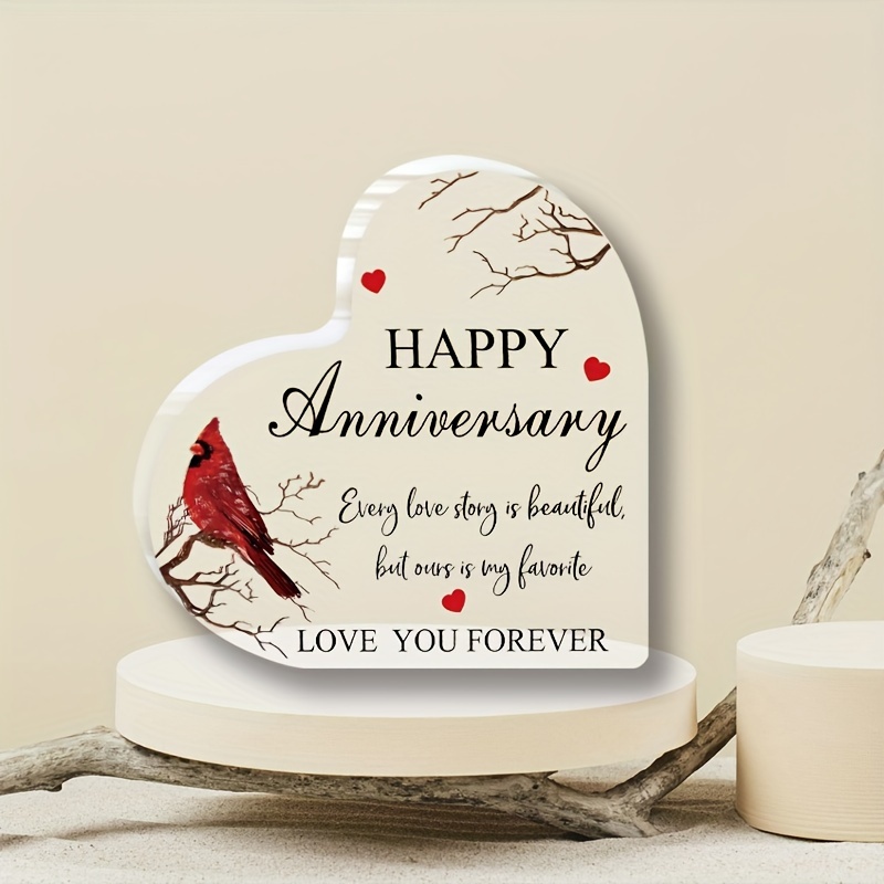 1pc Regalo Anniversario Matrimonio Anni Matrimonio Cuore - Temu Italy