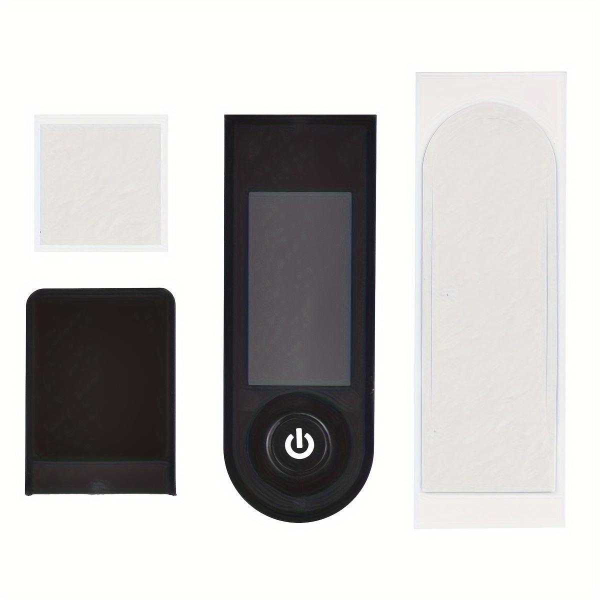 Black Abs Plastic Dashboard Cover For Xiaomi 1s/m365 Pro/ Electric Scooter - Protective Panel With Handlebar Mount, Battery Indicator & Power Button Access, Scooter Accessories