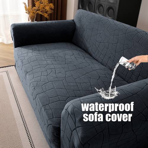 outdoor fabric sofa cover with a new geometric jacquard design this elastic full cover oversized sofa cover is perfect for home use providing set that protects against cat scratches