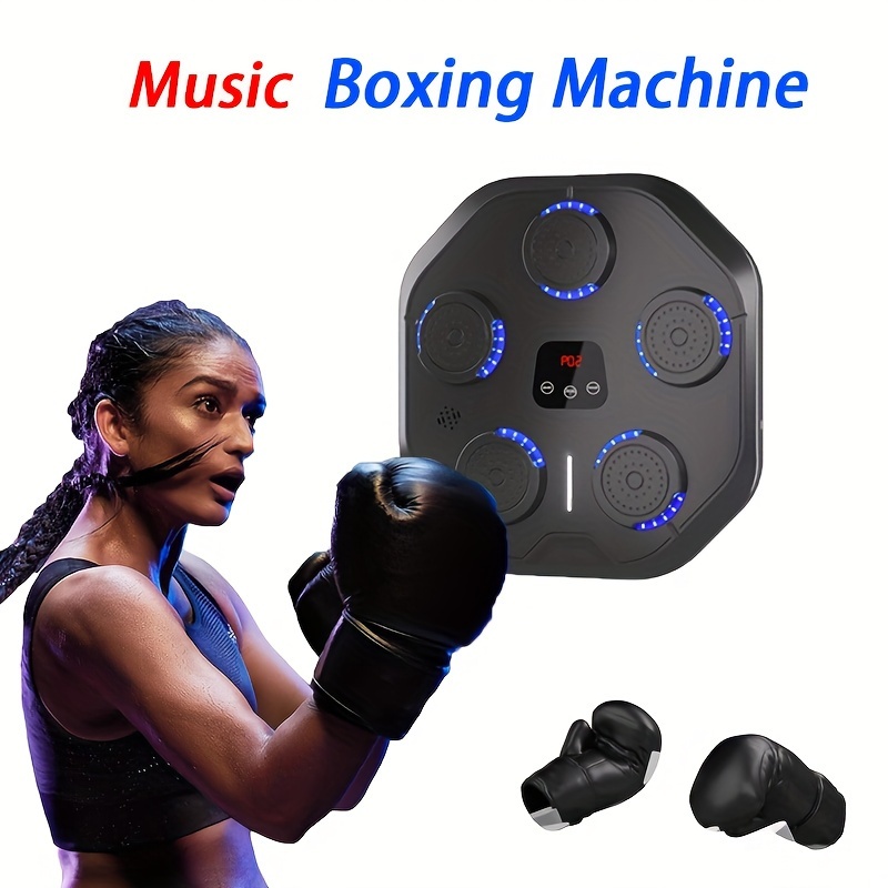 Máquina de Boxeo Musical,Máquina de Boxeo montada en la Pared,Máquina de  Boxeo,Máquina de Boxeo electrónica,Almohadilla de Boxeo