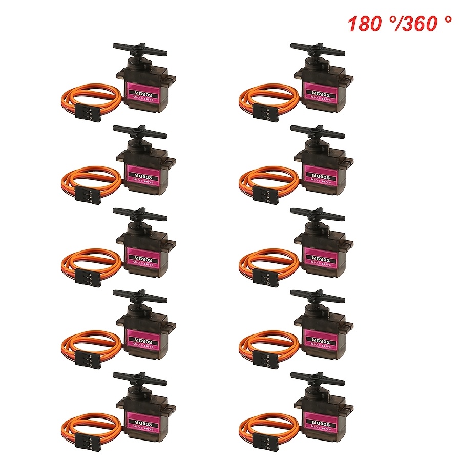 

10pcs 9g Micro Servo Upgraded Digital Micro For Rc Vehicle Helicopter Boat Car Models