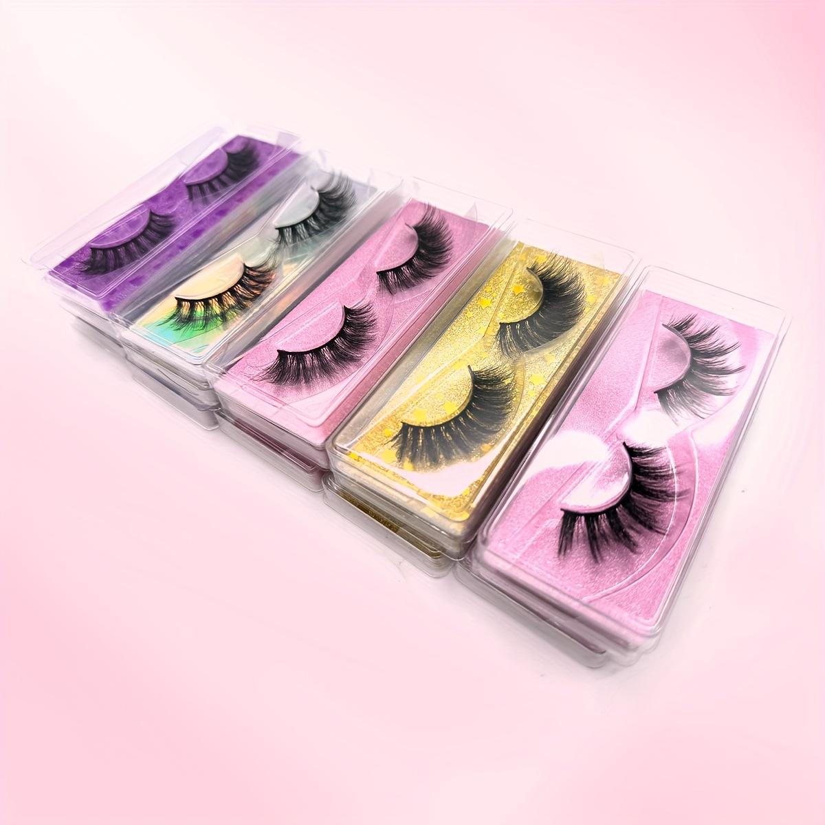 

15 Pairs Mixed Style False Eyelashes Set - 0.07mm Thick, C , Multiple Lengths (10-18mm) - Natural, Fluffy & Extra Thick Faux Lashes - Reusable, Beginner-friendly Eye Extension Varieties