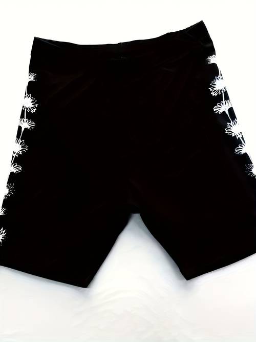 womens floral two piece set side top stretch shorts for casual summer beach outfits