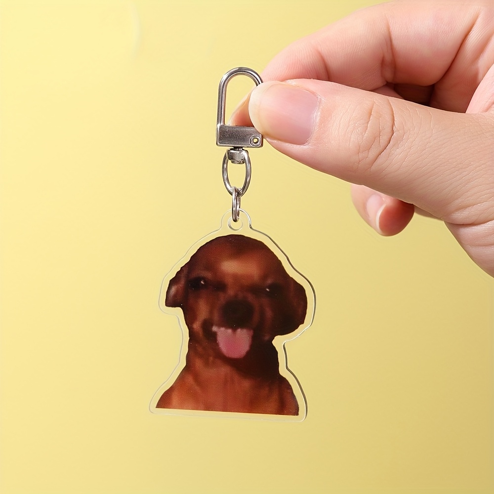 TEMU 2d Flat - [2d Flat] 1pc Acrylic Keychain, , Perfect As A Pendant Or Backpack Charm, An Ideal Gift For