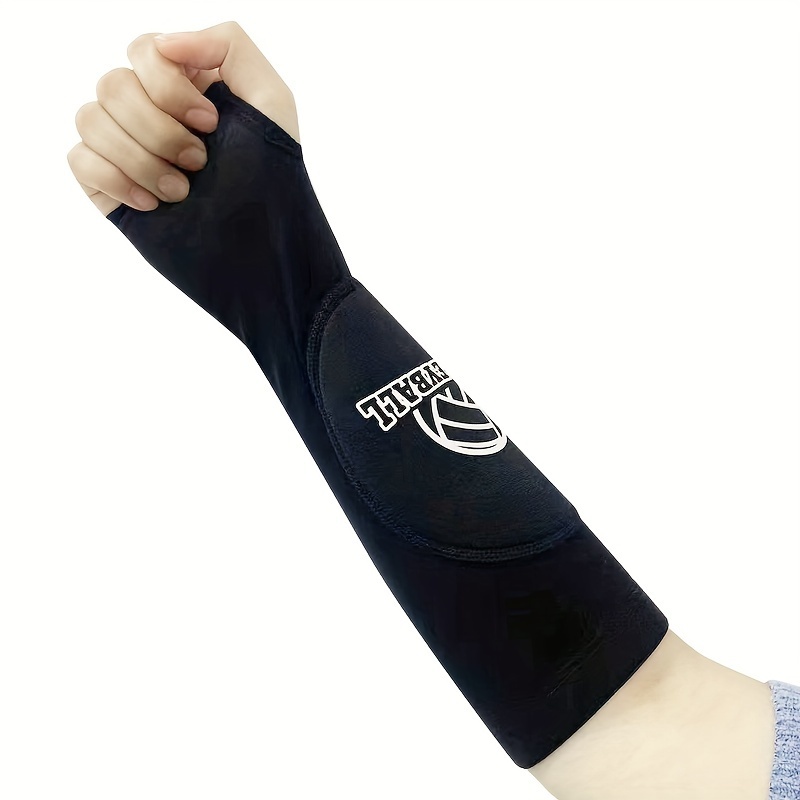 TEMU 1pair, Volleyball Arm Protectors For Women, Breathable And Pressurized Fingers Arm Protectors For Basketball And Tennis Exam Training