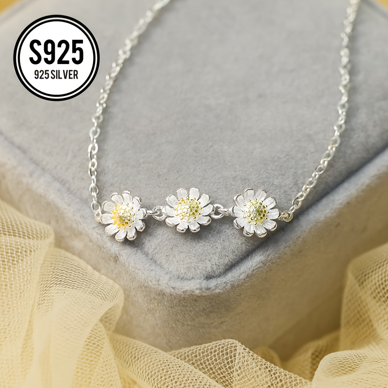 925 Hypoallergenic Little Daisy Bracelet