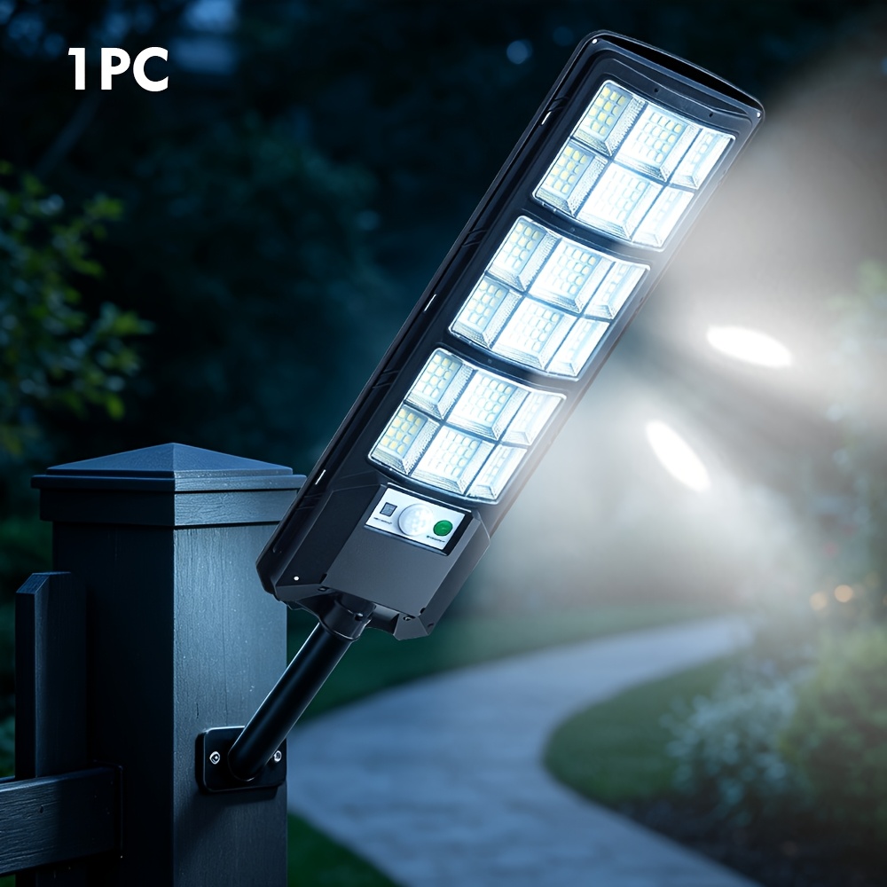 TEMU Lámpara Solar LED Ultra para , Lámpara para Estacionamiento Exterior, Iluminación Solar para Jardín (Del al ), Sensor de Movimiento y Control