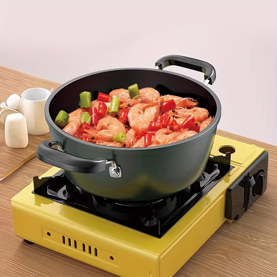 versatile   set with lids dishwasher safe compatible with induction gas stoves for stir frying and cooking details 1