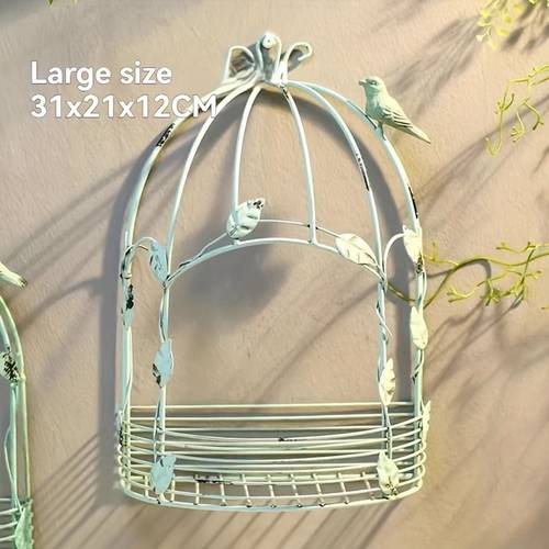 1pc birdcage wrought iron ornament series outdoor decoration landscape villa courtyard garden layout