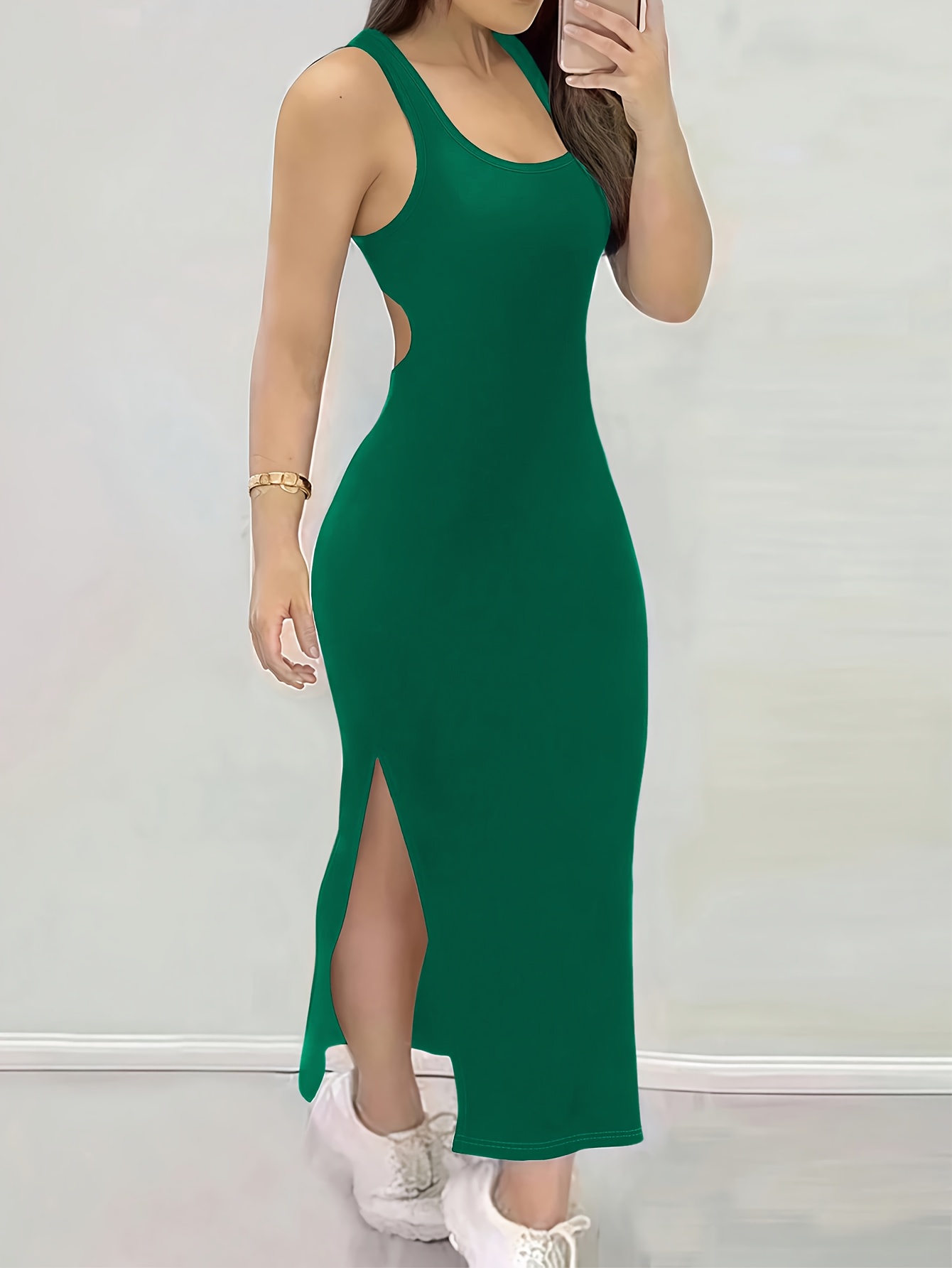 flare dress pants Glitter navy Sequins Off Shoulders Tight Fit Formal Prom Dress main image 1