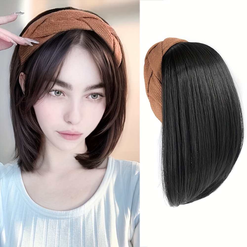 

Hairband Wig One- Half Volume Synthetic Suitable For