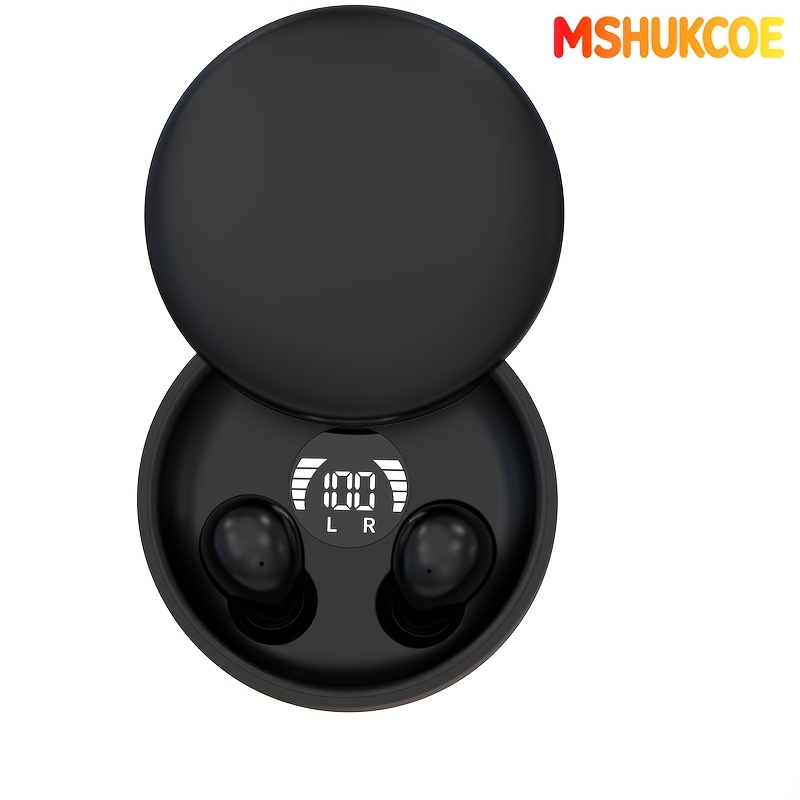 TEMU Invisible Sleeping Headphones - Ultra Small Mini In Ear Sport 6.0 Bluetooth Wireless Earphones, Sound Effect Hifi Music Earbuds, Low Latency,