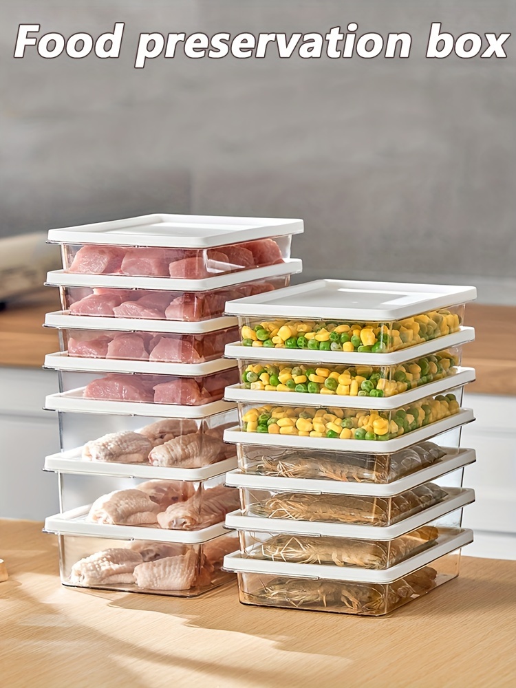 pet multipurpose freezer   containers with   lids reusable square food containers for meat storage freezer safe from 20   c 700ml 1100ml set details 0