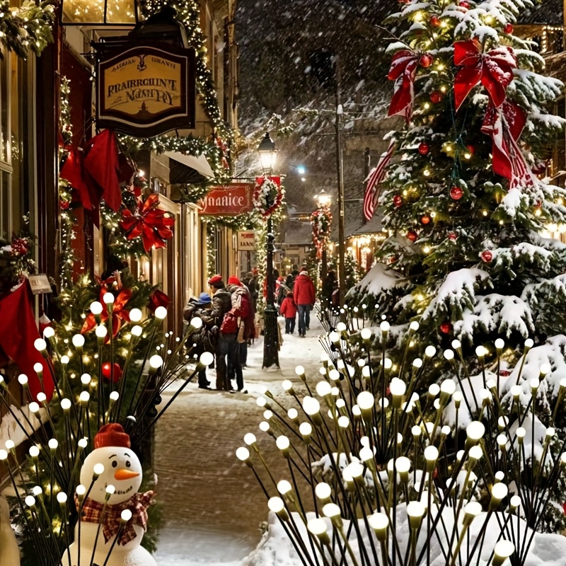 1pc Solar Firefly Lamp: Add A Magical Glow To Your, Or Party For Christmas, Halloween, Thanksgiving Easter gift Halloween Gift