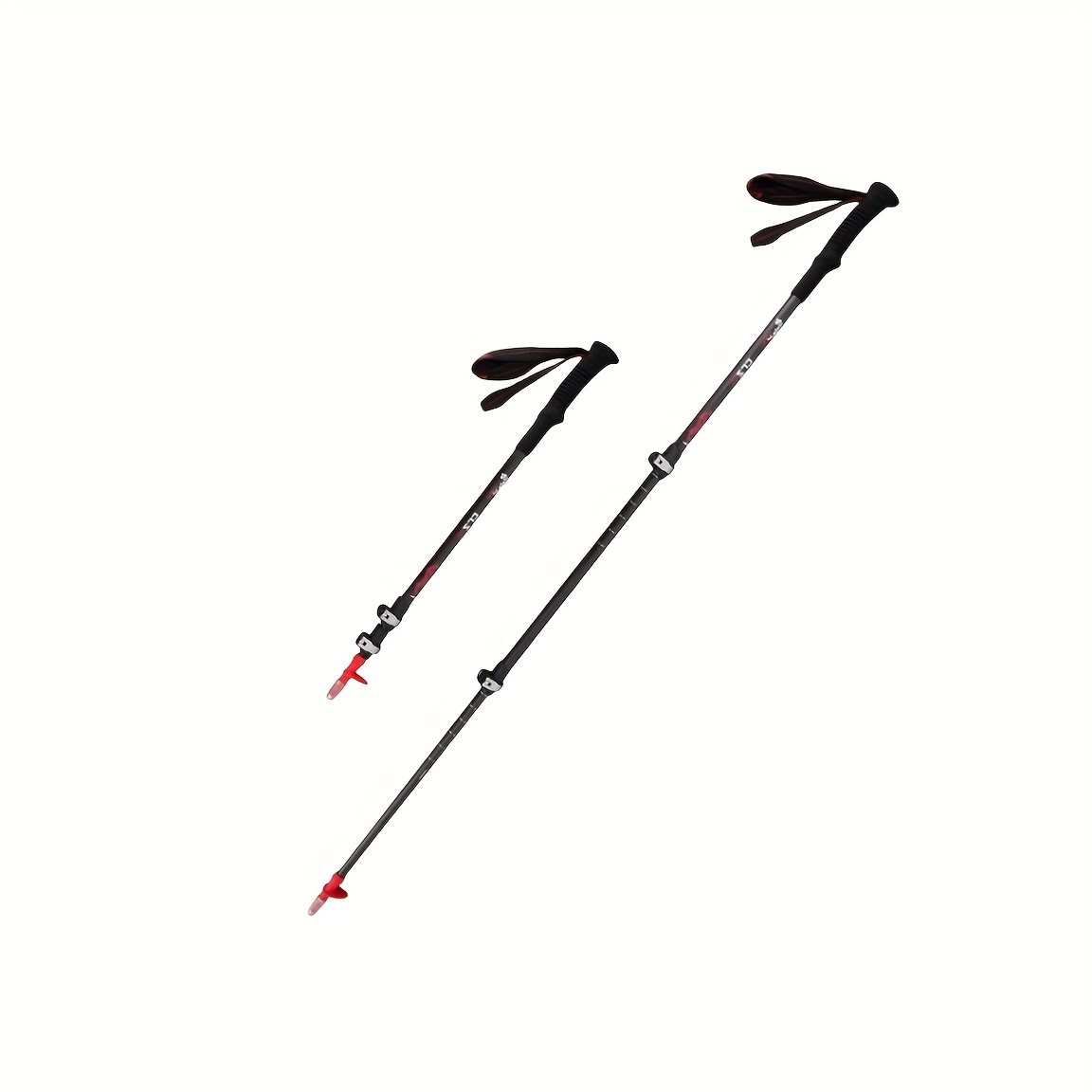 TEMU Fiber Climbing Poles, Ultra Light Carbon Fiber Climbing Poles, Portable Carbon Fiber Climbing Poles, Lightweight Adjustable Hiking Poles,