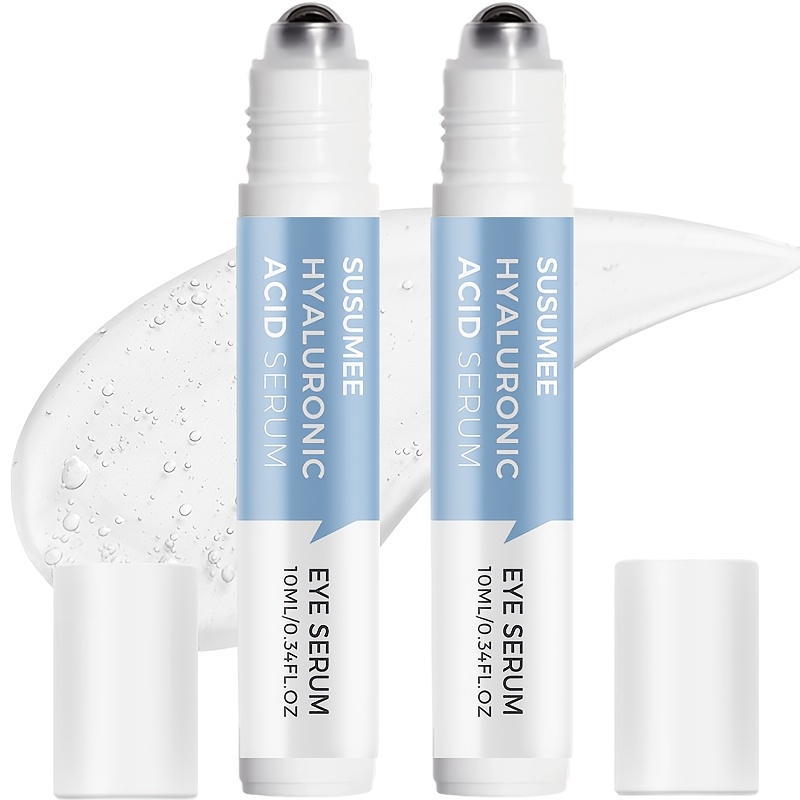 Image of 2pcs Of Pure Hyaluronic Acid - Contains 8 Types Of Hyaluronic Acid, Niacinamide, And Collagen, Providing Hydration And Moisture, Suitable For Facial And Eye Skin, Travel-friendly