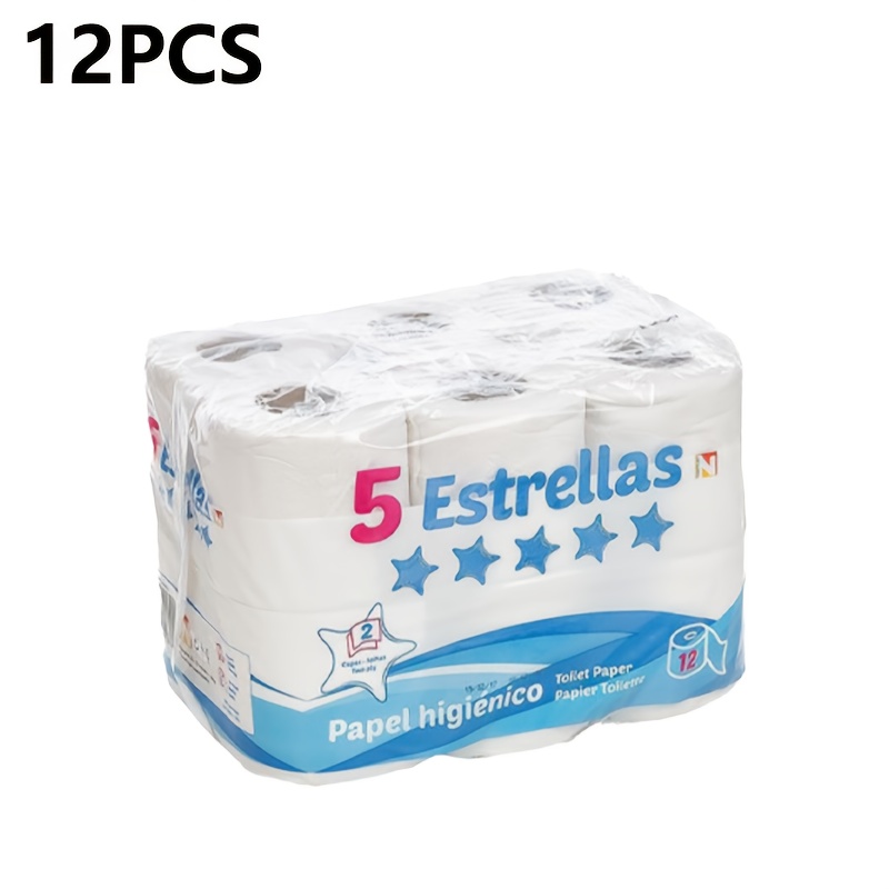 Image of 12/36/72 Rolls Of Toilet Paper Rolls - Unscented, Formaldehyde-free, , Hotel And Home, Soft And Durable, Family Bathroom Essential | Dispenser Compatible | Clean Cost-effective