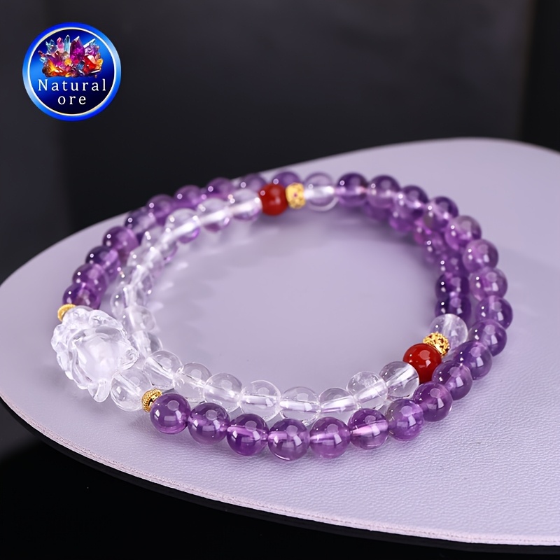 Natural Stone Bead Bracelet in Gift Box