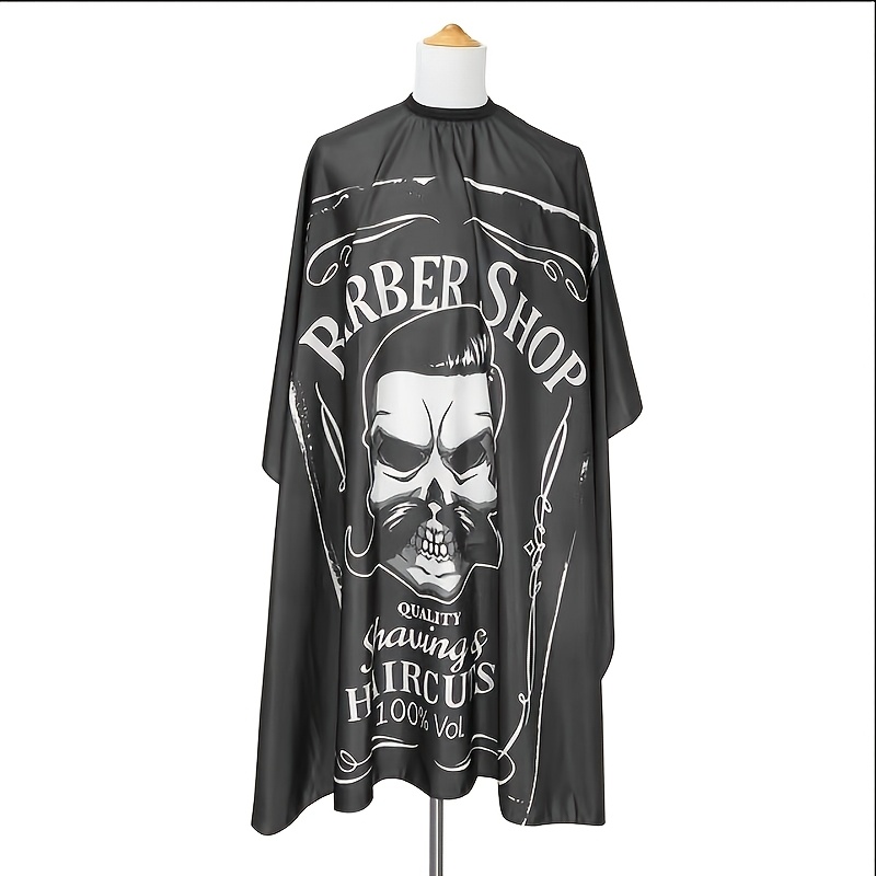 TEMU Adult Hair Cutting Cape, Professional Hairdressing Cape, Adjustable Neck Closure Hair Cutting Cape, Featuring Stylish Patterns, Large Cut