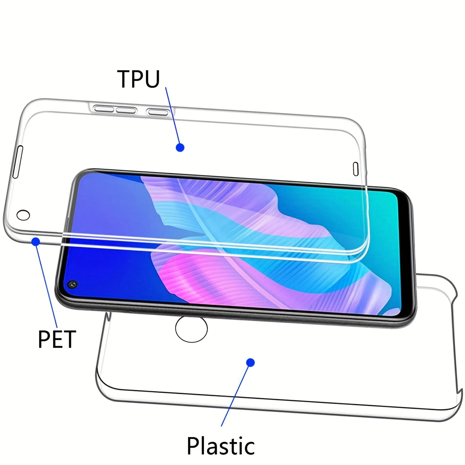 TEMU Phone Case: 360° Hard Pc Back And Soft Front Case For Galaxy A56 A36 A26 A55 A35 A16 A06 A12 A13 A14 A15 A21s A31 A22 A23 A24 A25 A04e A04s A26