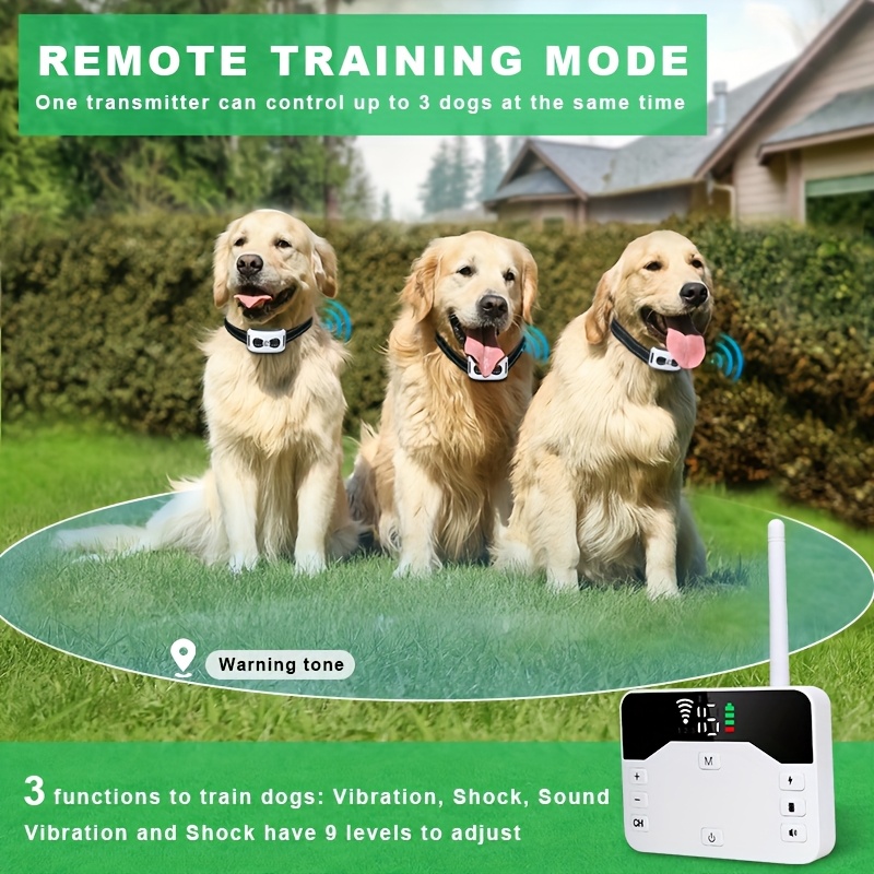 Halo Collar Jkahh Wireless Dog Fence, Invisible Electric Fence For