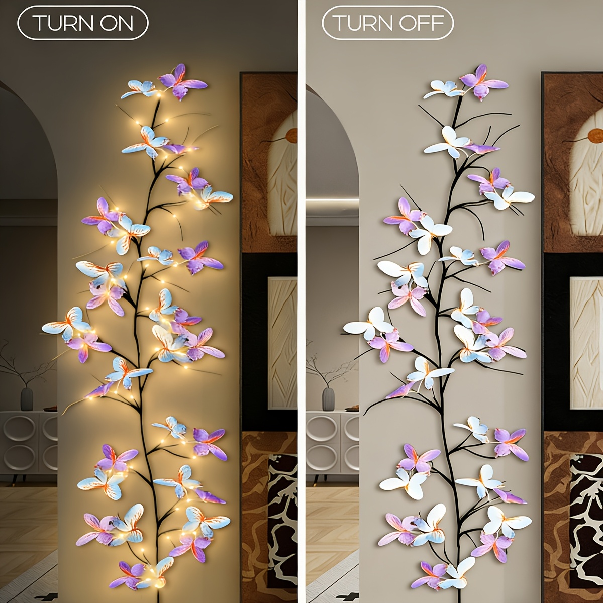 Butterfly Branch Light, USB Control Indoor Outdoor String Light