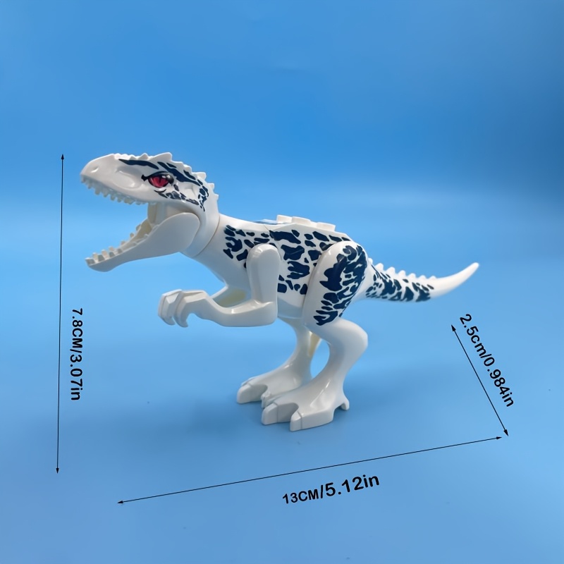8pcs Dinosaur World Building Blocks Set with Action Characters