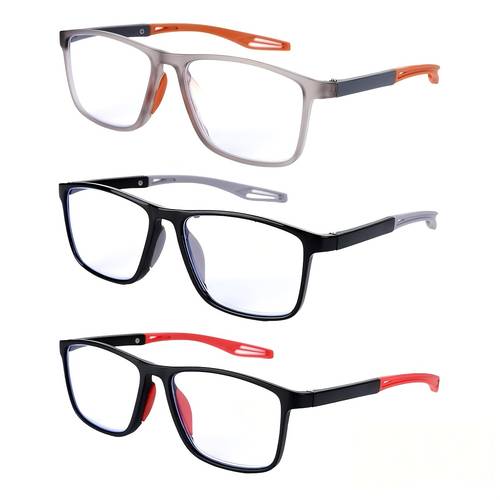 krokodil occhiali unisex tr90 - occhiali da con montatura completa in pz antigraffio, adatti per , riparazioni, artigianato e cucito per presbiopia