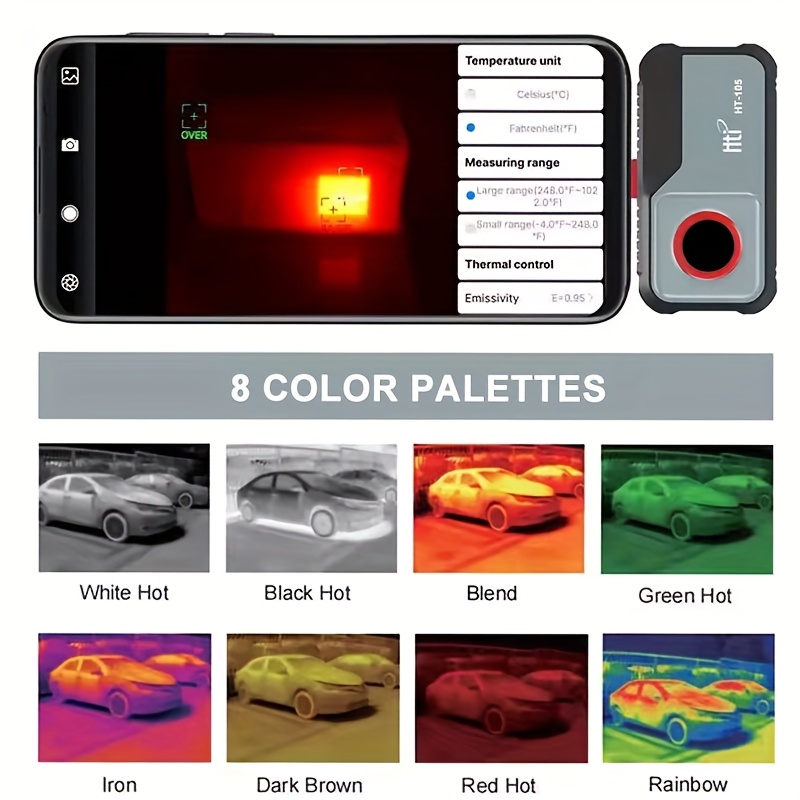 hti ht 105 smartphone thermal imaging module high Temu Norway
